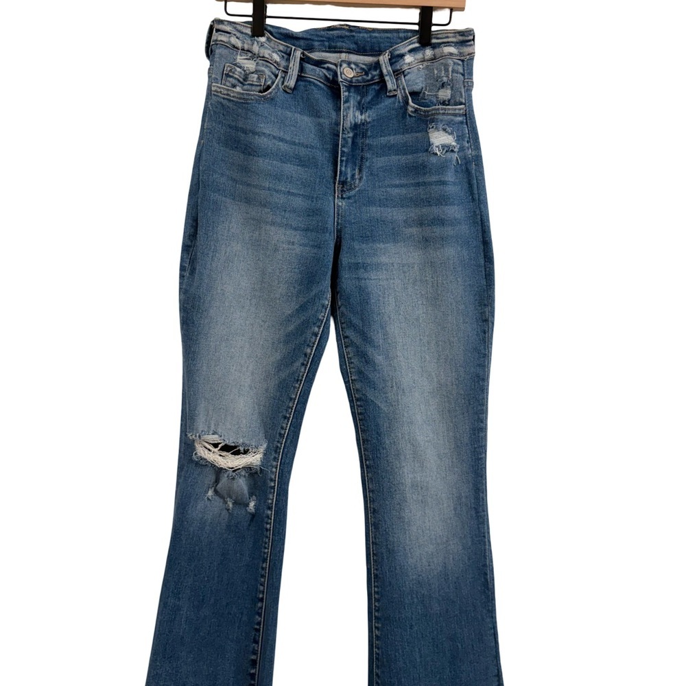 Flying Monkey Blue Flare Wide Leg Jeans